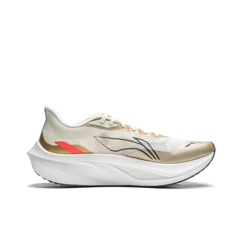 LINING Feidian 4 Challenger Running Shoes Men Low Top Ecru-1