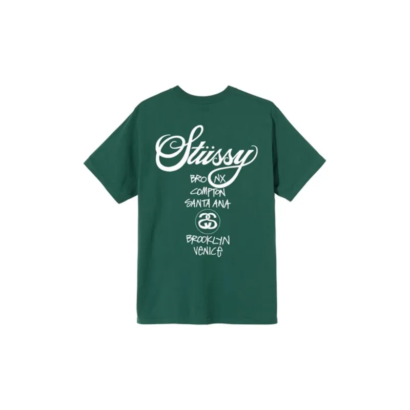 Stussy X Dover Street Market World Tour T Shirt-1