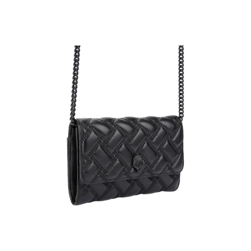 Kurt Geiger London Lambskin Wallets Shoulder Bag Crossbody Bag Women's Black-1