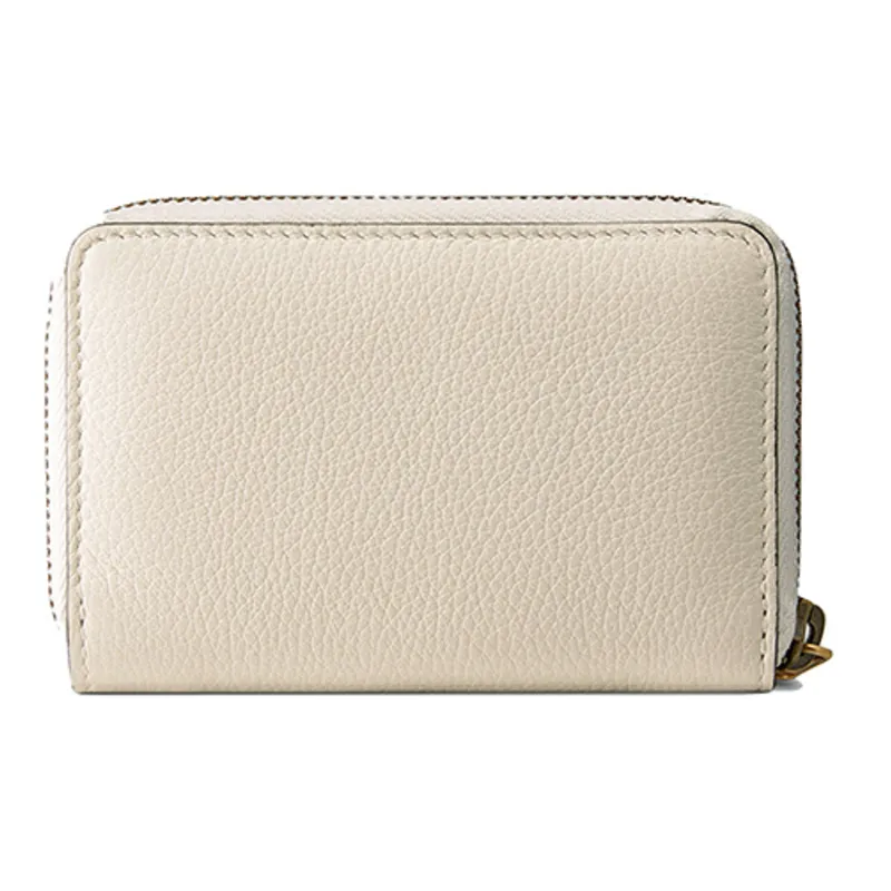 GUCCI Leather Wallet Unisex White-2