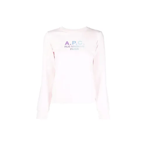 A.P.C Sweatshirts Women's Pink