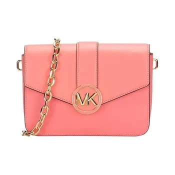 MICHAEL KORS Leather Crossbody Bag, Shoulder Bag Women's Grapefruit Red