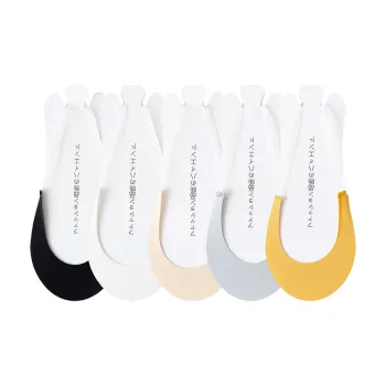 AUGUST No-Show Socks Women's 5 Pack Mixed Color