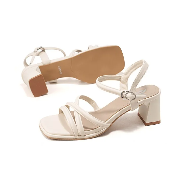 Crocodile Strap Sandals Women's-11