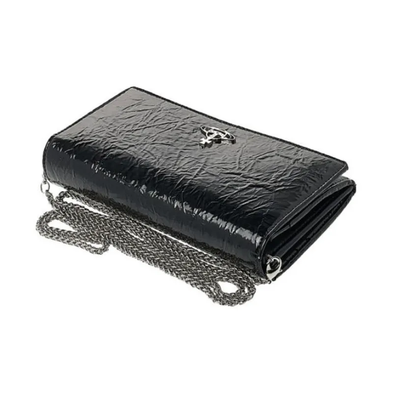Vivienne Westwood Leather Wallet Women's Black-2