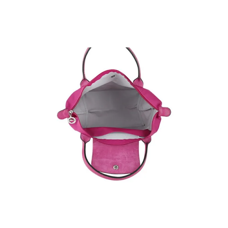 LONGCHAMP Le Pliage Fabric Shoulder Bag Women's Fuchsia-4