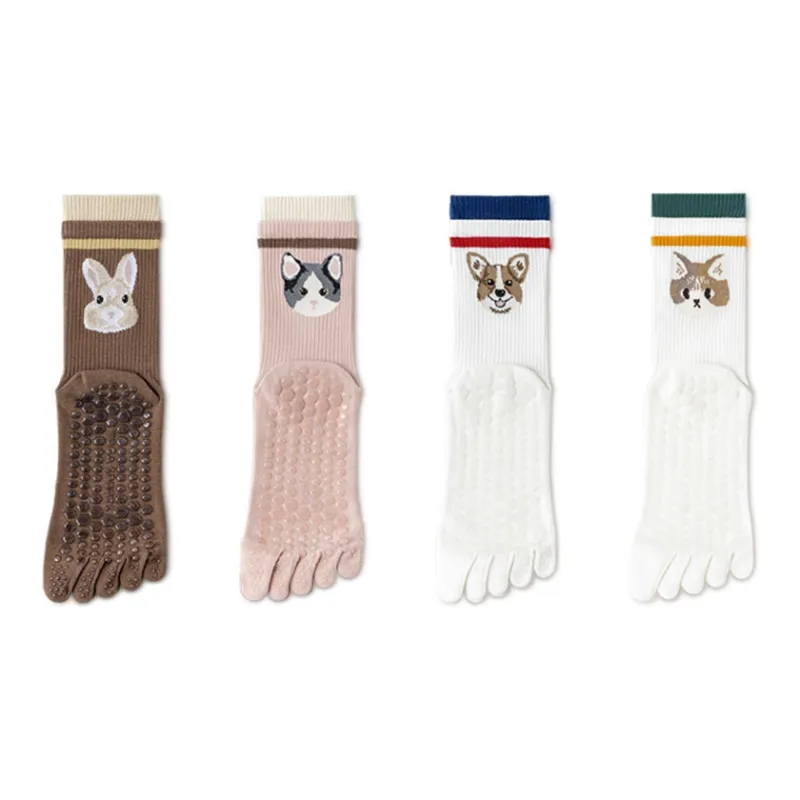 LUOLIAN Mid Calf Socks Women's 4 Pack-0