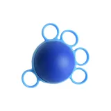 Five-Finger Grip Ball-10 Lbs Round Finger Grip Balls (Blue Silicone Case)
