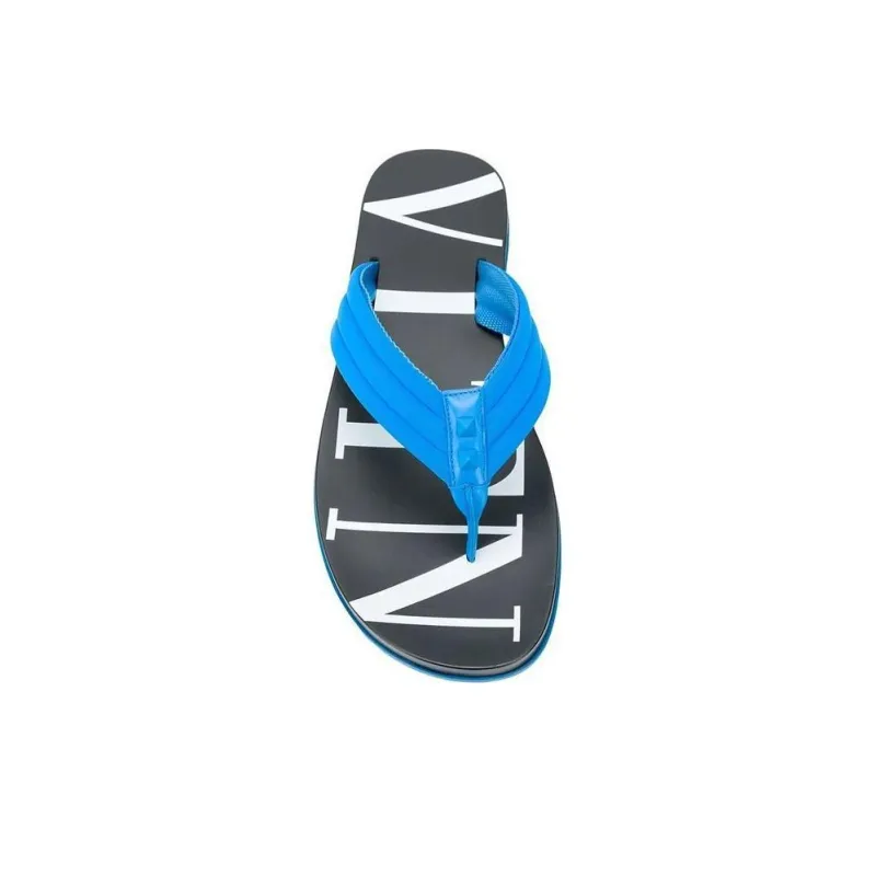 Valentino Flip Flops Men's Blue-4
