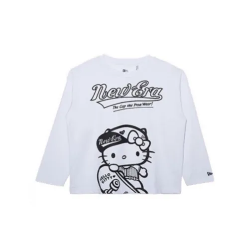 Hello Kitty New Era X Hello Kitty Co-brand T-Shirts Unisex White