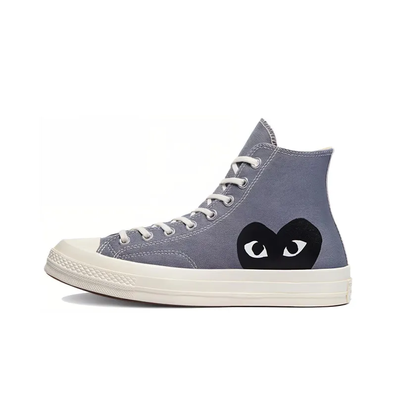 Chuck 70 Comme Des Garçons Play X Converse High 'Steel Gray'-0