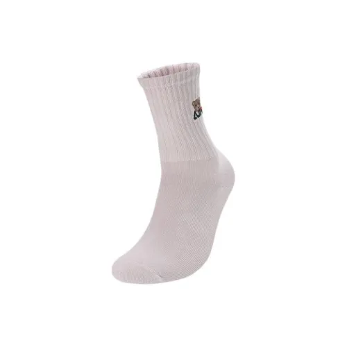 FILA Mid-Calf Socks Women's 1 Pack Light Cameo Brown