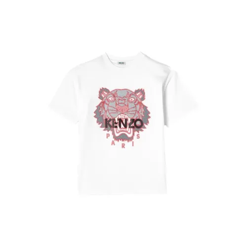 KENZO Classic Tiger Head T-Shirts Men White