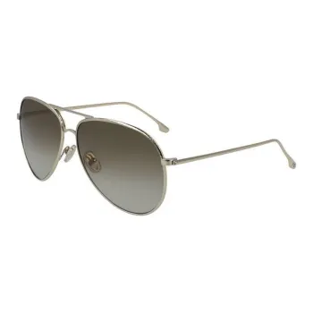 Victoria Beckham Aviator Sunglasses Women's Gold
