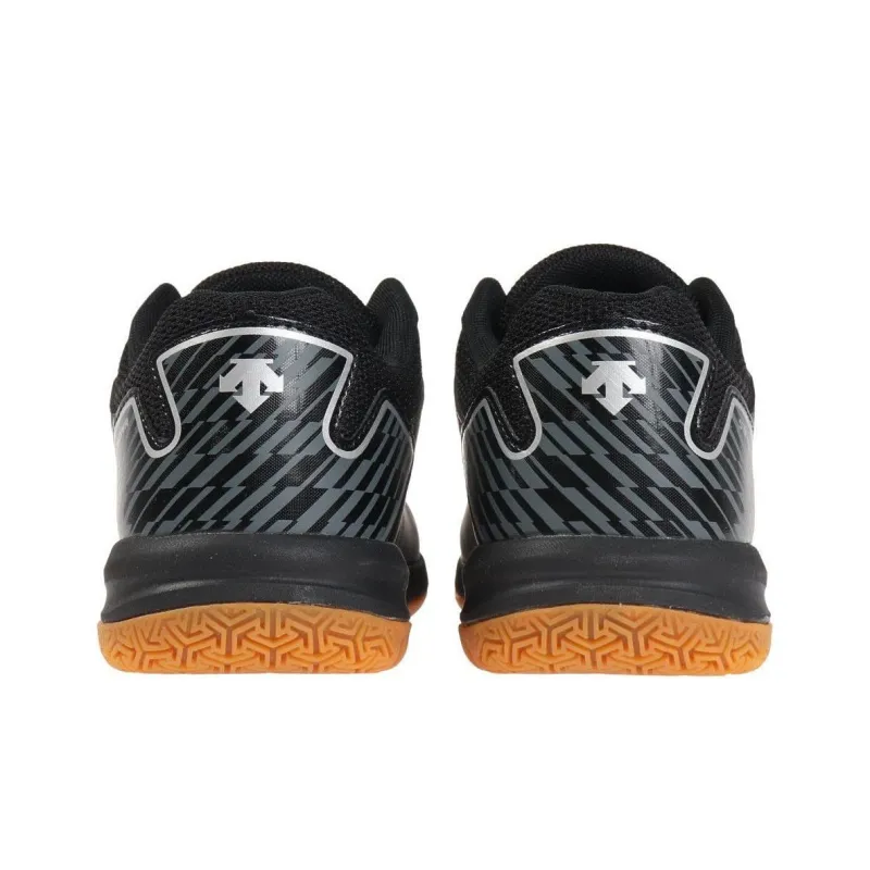 DESCENTE Cushioning, Wear Resistant Low Top Training Shoes Women's Black-4