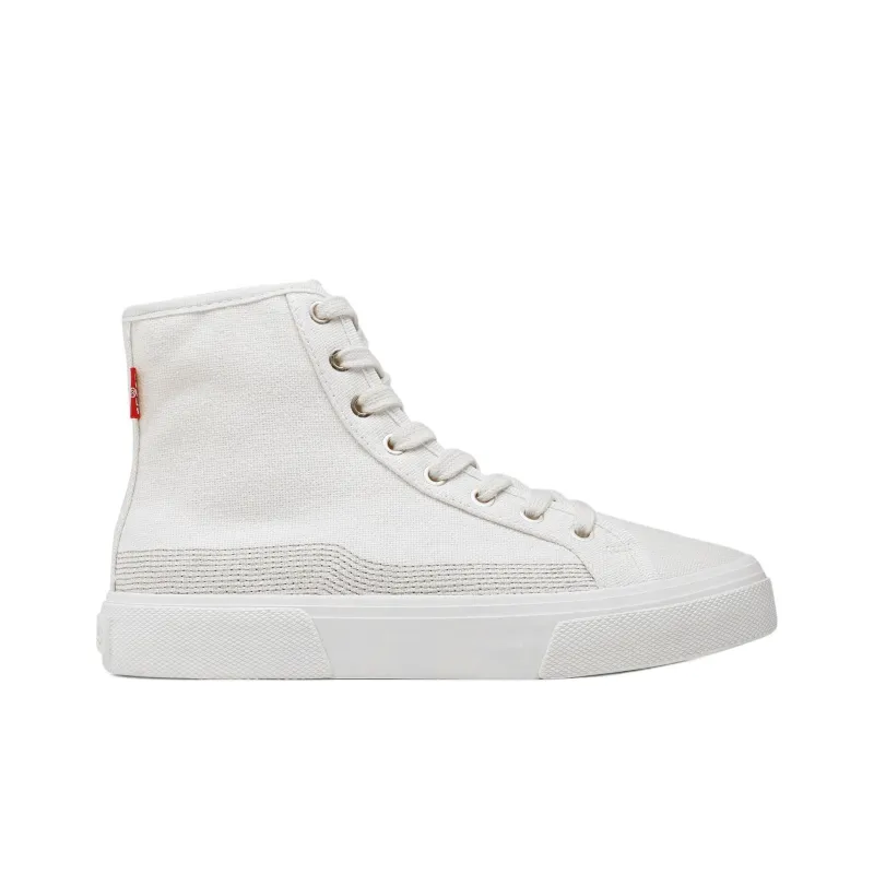 Levi’s High-Top Skateboard Shoes Women's Ecru-1