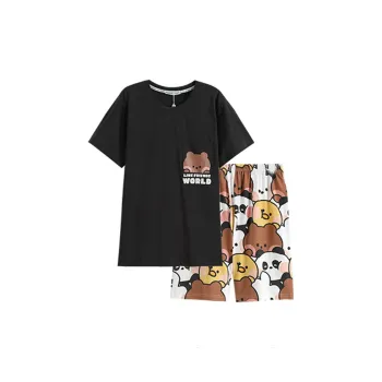 FENTENG x LINE FRIENDS Brown Bear Pajama Set Men's Carbon Gray