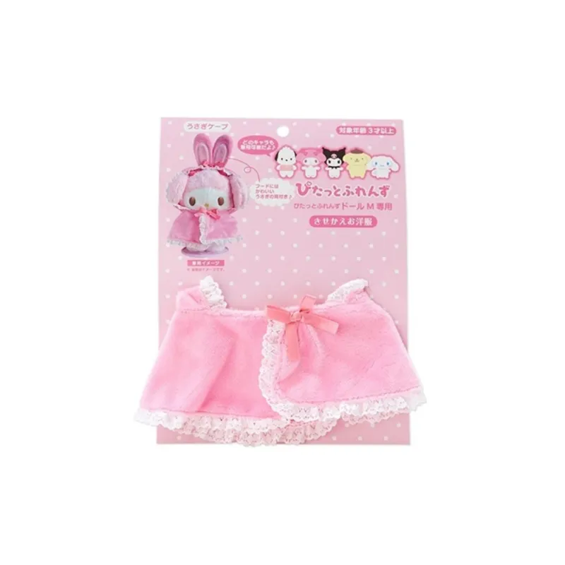 Sanrio Pitatto Friends Costume Clothing Rabbit Cape Doll Products-0