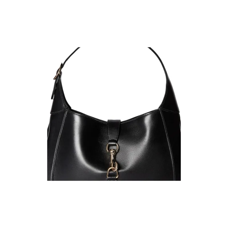 GUCCI Jackie 1961 Leather Handbag, Shoulder Bag Women's Black-8