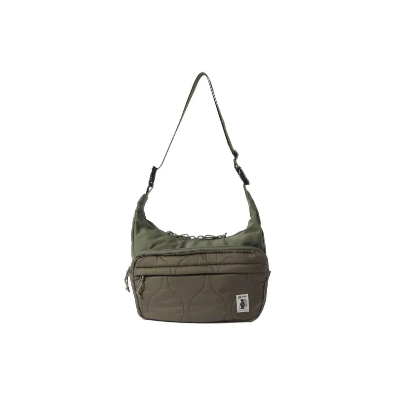COBMASTER Polyester With Nylon Portable Crossbody Bag, Shoulder Bag Unisex Brick/Green/Black-3