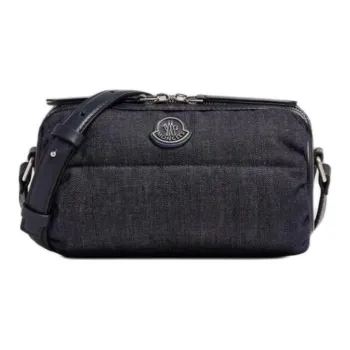 Moncler Denim Crossbody Bag Women's Blue