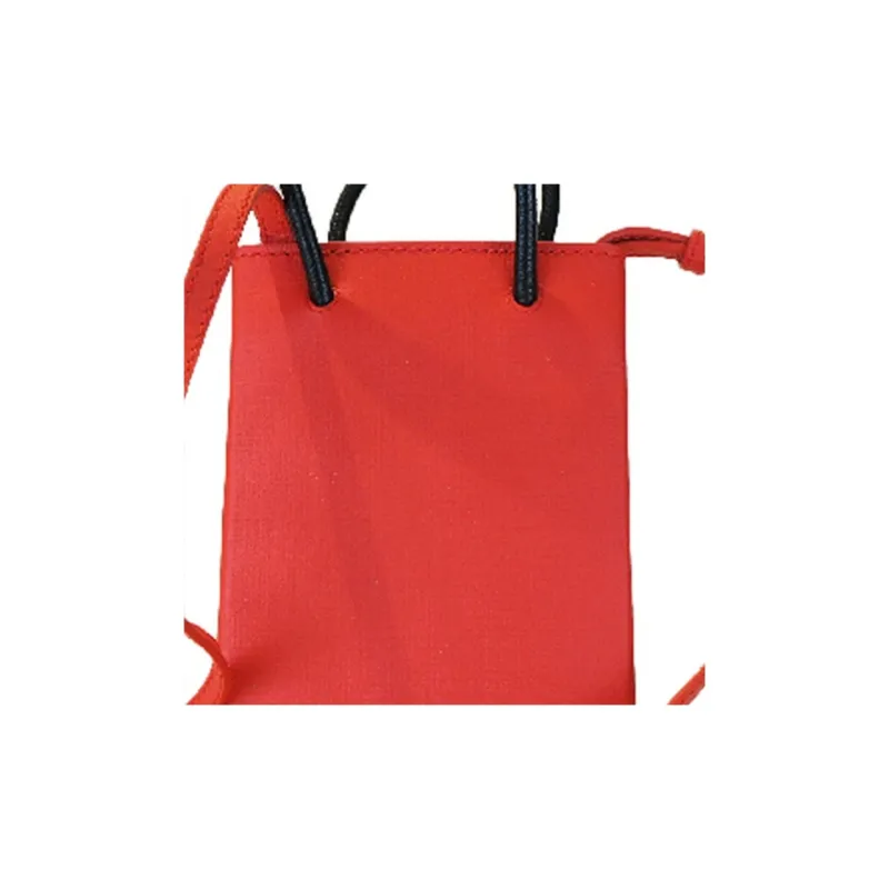 Balenciaga Cow Leather Crossbody Bag, Shoulder Bag, Handbag Women's Red-4