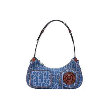 Laurence & Chico Denim Shoulder Bag Crossbody Bag Clutch Regular Women's Blue