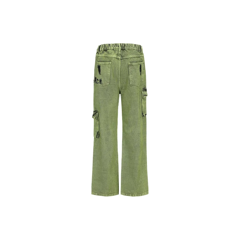 VANN VALRENCÉ Jeans Men's Patchy Green-1