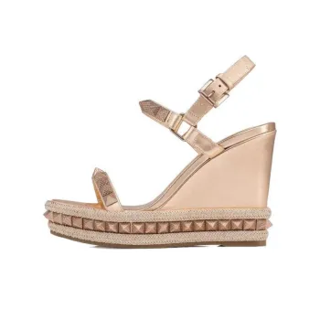 Christian Louboutin Pyraclou 110mm Wedge Sandals Women's