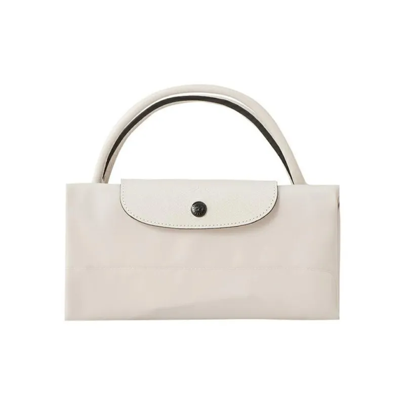LONGCHAMP Le Pliage Club Canvas Travel Canvas Bag Dumpling Bag Handbag Shoulder Bag Extra Large Women's Pink White-5