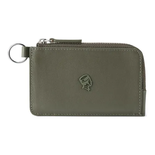 PORTER Coin Purses Grape Leaf Brown Green