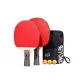 [Upgraded Five-Star]Long Handle+Short Handle Mixed Grip 1 Pair (Includes Racket Bag+Samsung Balls*3+Edge Strips*2)