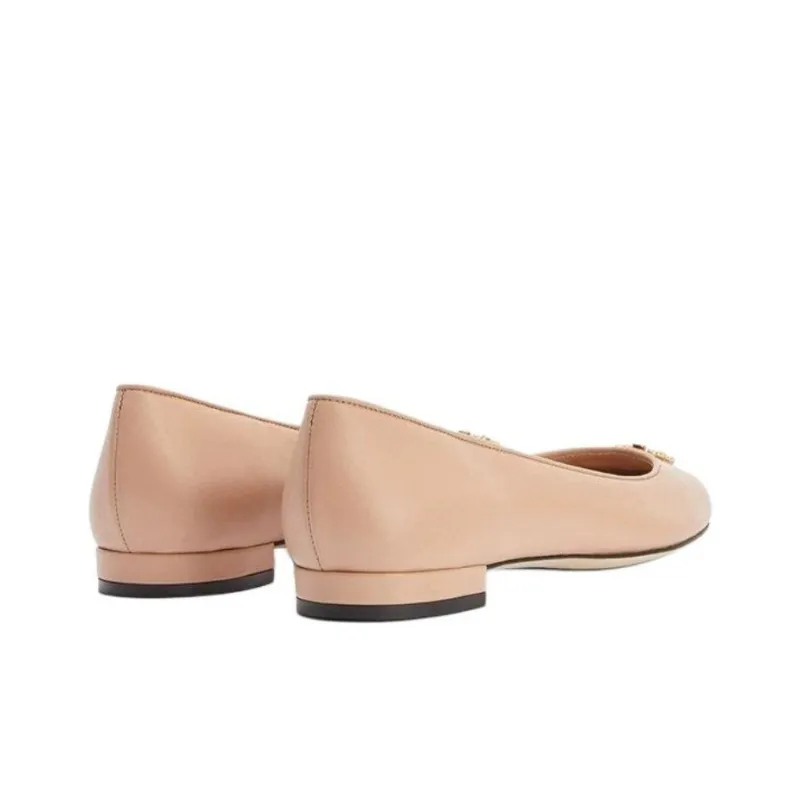 Giuseppe Zanotti Riziana Logo embellished Ballerina Shoes Women's-4