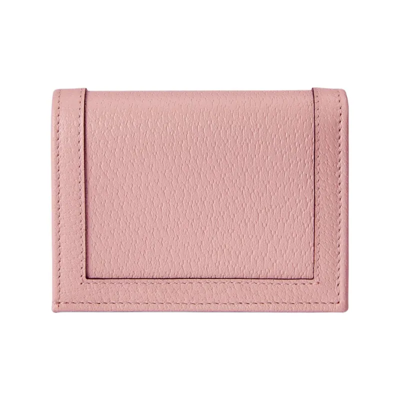 GUCCI Leather Wallets Card Holders Regular Women's Light Pink-2
