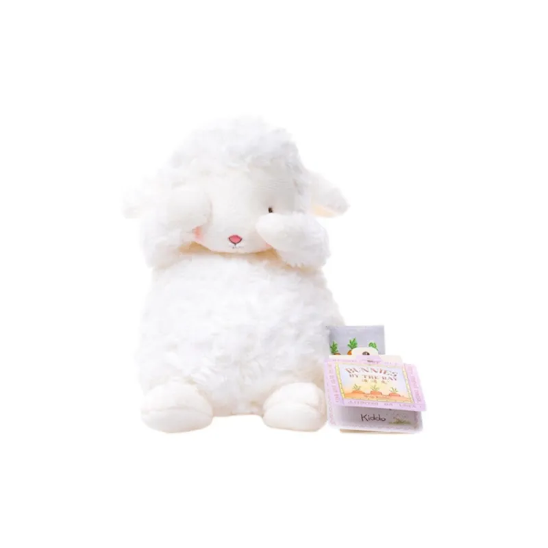 Bunnies By The Bay Bunnies By The Bay Kiddo Sheep Little Sheep White Dolls Plush Doll 17cm Height-1