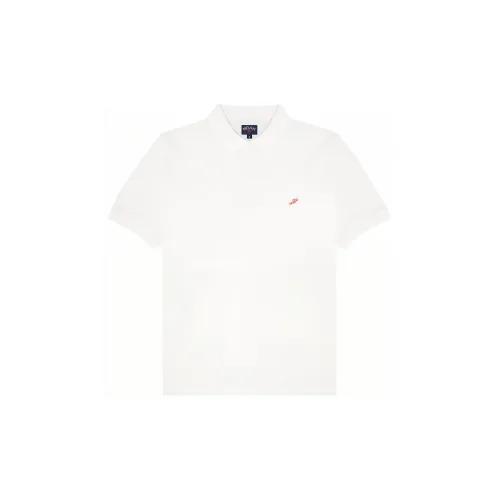 NOAH Polo Shirts Unisex White