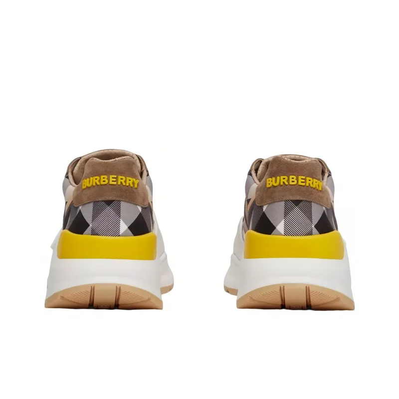 Burberry Women's Ramsey 'Geometric Check Wheat'-3