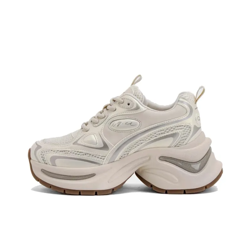 CHERRY&KALIKA Cushioning Anti-Slip Wear-Resistant Breathable Coverage Impact-Resistant Low-Top Chunky Sneakers Women's-5