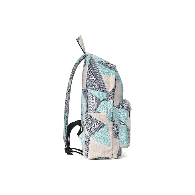 MR.ACE HOMME Polyester Backpack Regular Unisex Blue White-2