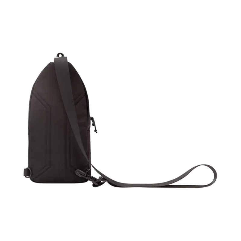 Anta Variety Training Collection Nylon Spell PU Sling Bag Unisex Basic Black-1
