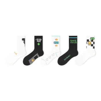 Primeet Mid Calf Socks Men's 5 Pack