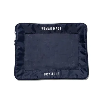 HUMAN MADE Nylon Storage Bag Large Size Unisex Marine Blue