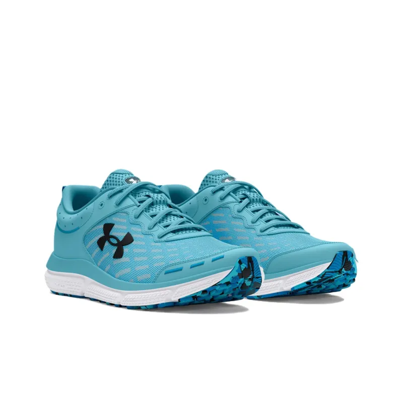 Under Armour Charged Assert 10 Anti Slip Wear Resistant Low Top Casual Running Shoes Women's Sky Blue-2