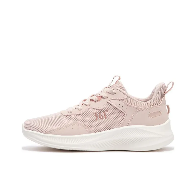 361° Cushioning Breathable Lightweight Low-Top Sprint Running Shoes Women's Pink-0