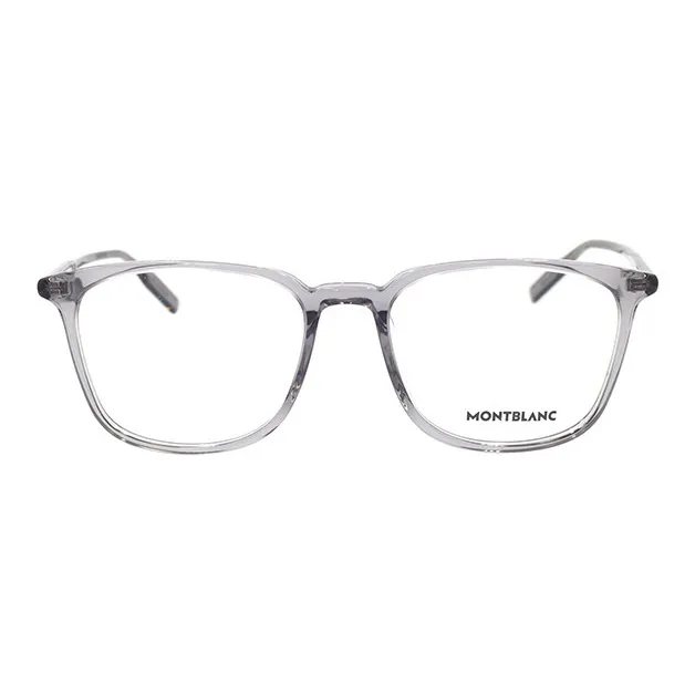 MONTBLANC Plate Frame Square Eyeglass Frames Men's-0