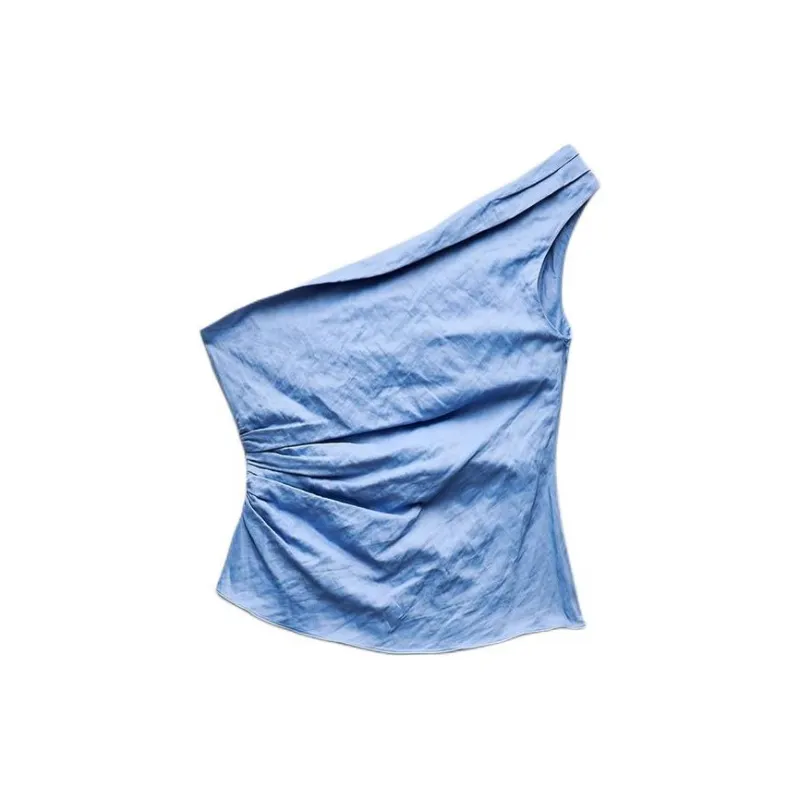 ZARA ZW Series T Shirt Women's Light Blue-1