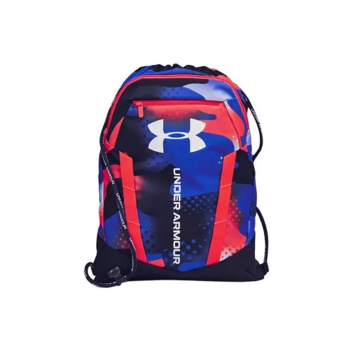 Under Armour Backpacks Midnight Navy With Red And White Accents