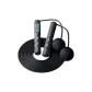 Skipping rope big ball dual-purpose - black + EVA zipper bag