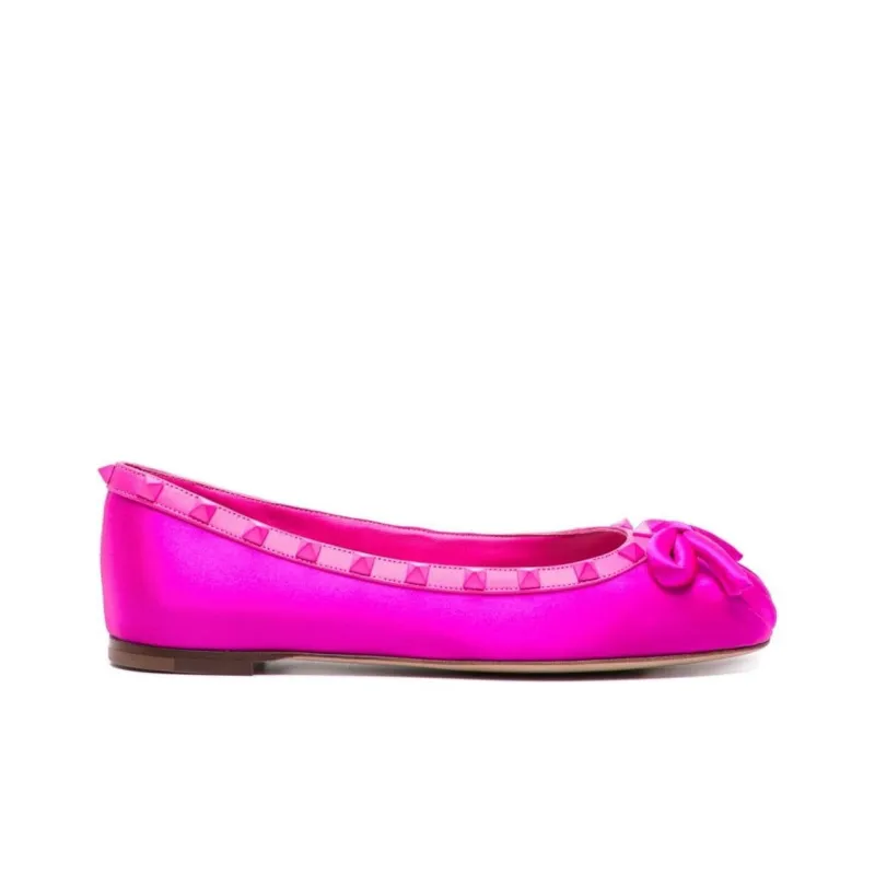 Valentino Casual Single Shoes Women's Pink-1