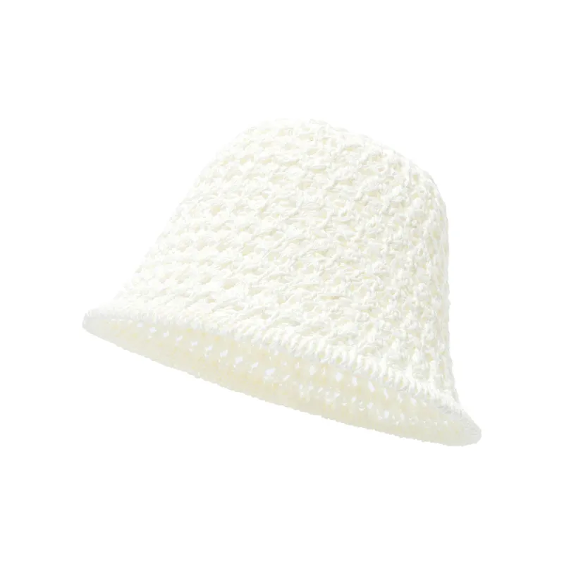 BAIJUAN Straw Woven Polyester Bucket Hats Unisex-5